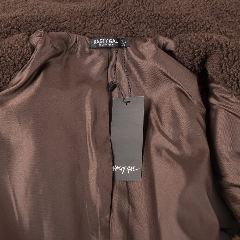 Nasty Gal Brown Teddy Vest Size UK 6 / US 2 - Picture 4 of 4